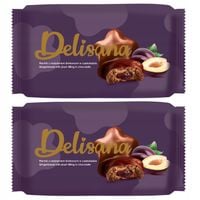 Delisana Pierniki z nadzieniem śliwkowym w czekoladzie 200g x 2 sztuk