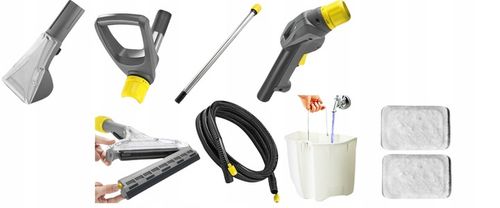 Odkurzacz piorący KARCHER PUZZI 10/1 Profesjonalny + zestaw do prania XXL na Arena.pl