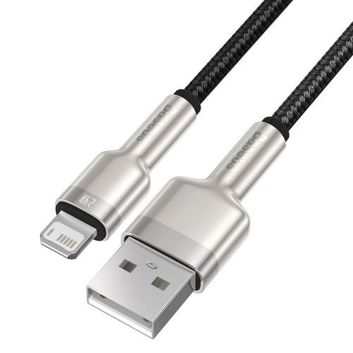 kabel usb do lightning baseus cafule, 2.4a, 1m (czarny) na Arena.pl