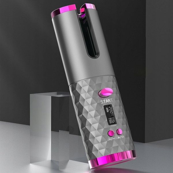 Lokówka automatyczna BEZPRZEWODOWA do włosów loków STYLIZACJI obrotowa LCD zdjęcie 9