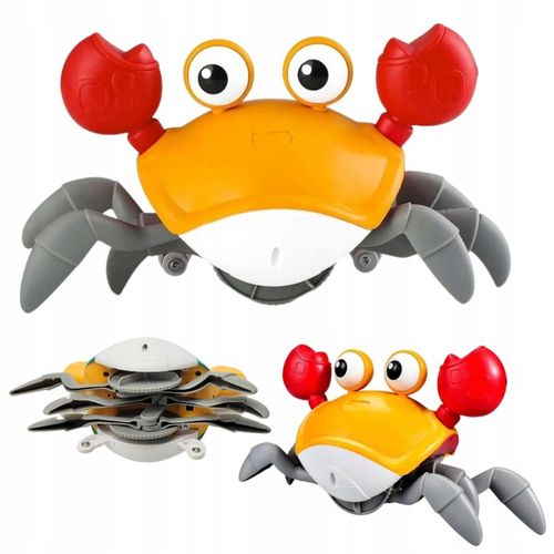 UCIEKAJĄCY PEŁZAJĄCY KRAB CHODZĄCY ZABAWKA INTERAKTYWNA dla DZIECKA LED XL na Arena.pl