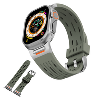 Pasek do Apple Watch 4 5 6 7 8 9 SE 38mm 40m 41mm bransoleta zielony opaska