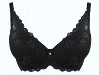 Intimidao 75B Biustonosz duży push-up powiększa biust czarny