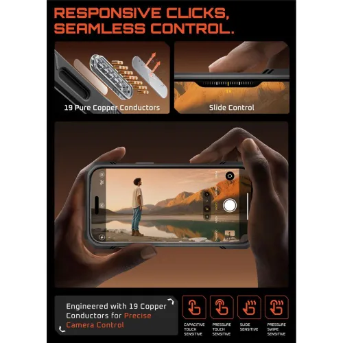 Etui Supcase UB Grip Mag MagSafe na iPhone 17 Pro Max - szare na Arena.pl