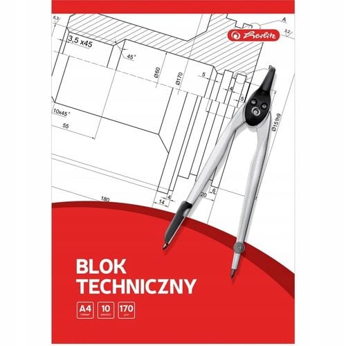 blok techniczny a4/10k biały 3625 a'10 na Arena.pl
