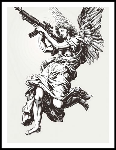 Plakat 60x80cm Anioł Wojny na Arena.pl