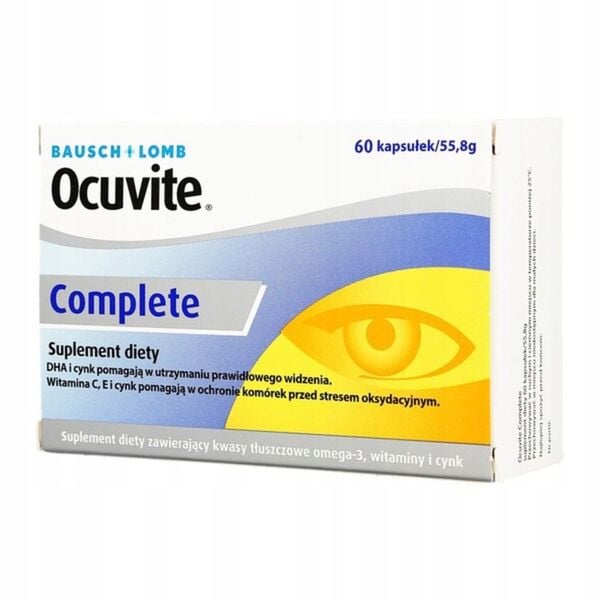 Ocuvite Complete Wsparcie Prawidłowego Widzenia 60 Kapsułek zdjęcie 4