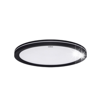 Plafon okrągły 24W czarny, barwa zmienna CCT, średnica 30cm do kuchni