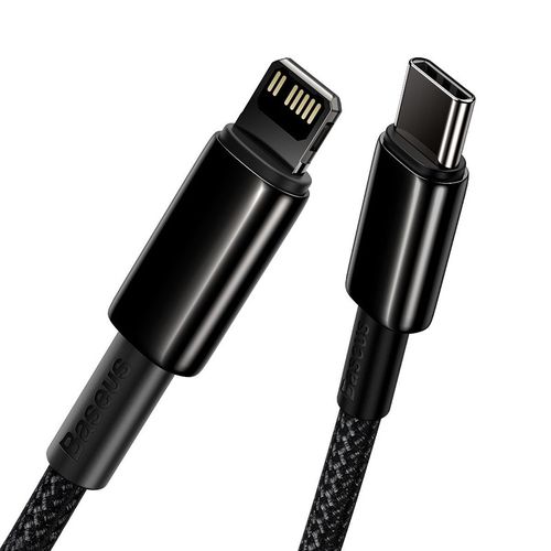 kabel usb-c do lightning baseus tungsten gold, 20w, 5a, pd, 2m na Arena.pl