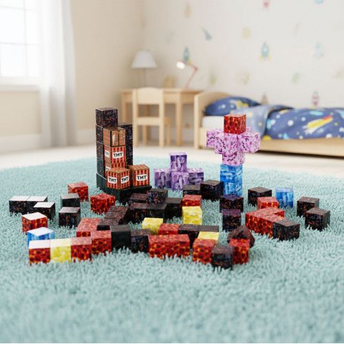 KLOCKI MAGNETYCZNE DLA DZIECI 86 ELEMENTÓW 3 LATKA PLUS na Arena.pl