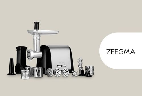 Maszynka do mielenia mięsa ZEEGMA szatkownica nadziewarka kiełbasy 3 sita na Arena.pl