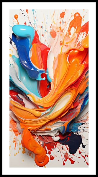 Plakat 50x100cm Taneczne Fale zdjęcie 3
