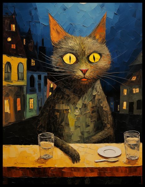 Plakat 50x65cm Nocny Obserwator zdjęcie 2