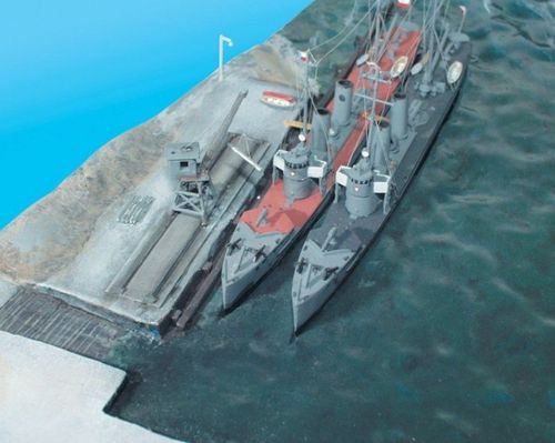 DIORAMA PUCK 1925 Port Wojenny na Arena.pl