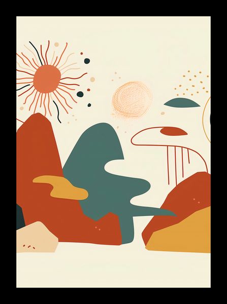 Plakat 25x35cm Kosmos Barw zdjęcie 2