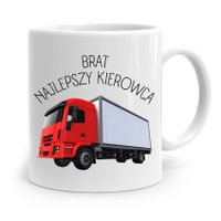 Kubek Prezent Dla Brata Najlepszy Kierowca! Z Nadrukiem Ze Zdjęciem
