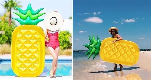 Materac dmuchany - ananas na Arena.pl