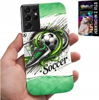 ETUI DO SAMSUNG GALAXY S21 Ultra - PIŁKA NOŻNA, FOOTBALL PIŁKA CASE + FOLIA