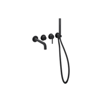 Delta Pi Zestaw wannowo-prysznicowy podtynkowy, 2 funkcyjny, czarny mat