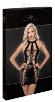 noir sukienka powerwetlook sznurowana czarna xl