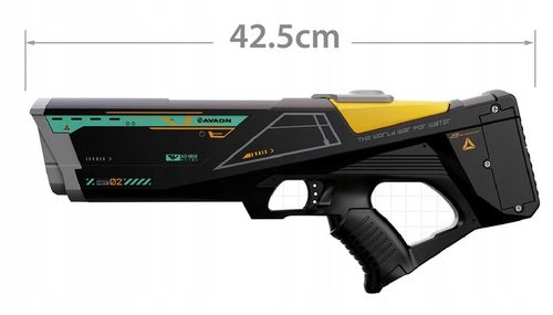 PISTOLET NA WODĘ KARABIN AUTOMAT Elektryczny miotacz wody AKUMULATOR USB na Arena.pl