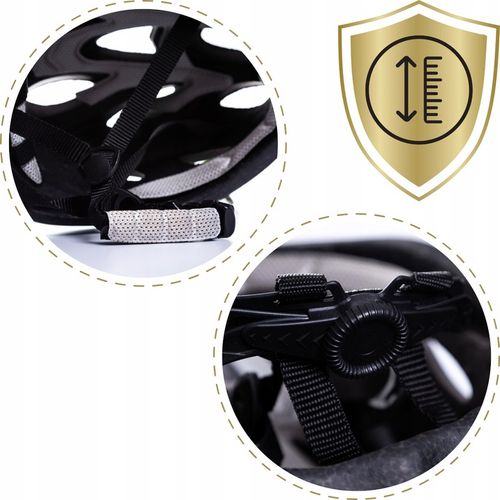 KASK ROWEROWY męski damski LEKKI REGULOWANY 54-62 cm z okularami 2 RODZAJE na Arena.pl