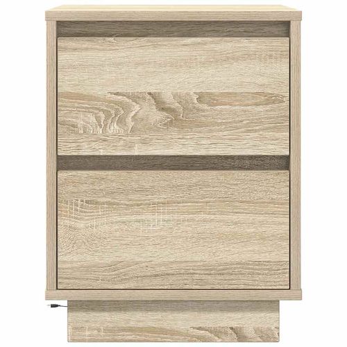 Szafka nocna z oświetleniem LED, dąb sonoma, 38x34x50 cm na Arena.pl