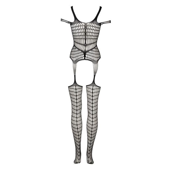 bodystocking shredded black os le désir zdjęcie 8