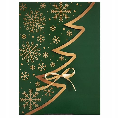 35x25x10 CM PUDEŁKO PREZENTOWE REKLAMOWE ŚWIĄTECZNE CHOINKA GRATIS 1605 D na Arena.pl