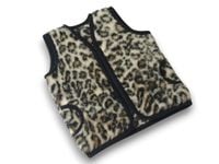 Kamizelka Wełniana Merynos Australijski  Lampart 2-3 Lata Indygo