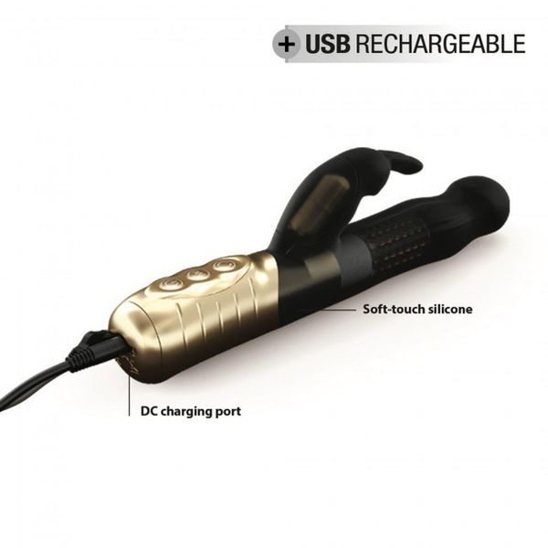 BABY RABBIT BLACK & GOLD 2.0 - RECHARGEABLE zdjęcie 5