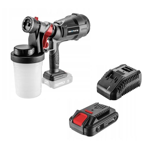 PISTOLET NATRYSKOWY HVLP + AKU 2 AH + ŁADOWARKA na Arena.pl