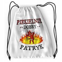 Plecak Dla Patryka Sportowy Szkolny Worek Torba Z Nadrukiem Ze Zdjęciem