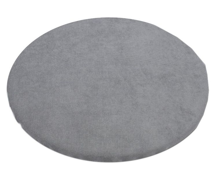 Okrągła Poduszka Na Taboret 30 Cm (Jasnoszary Soft) zdjęcie 2