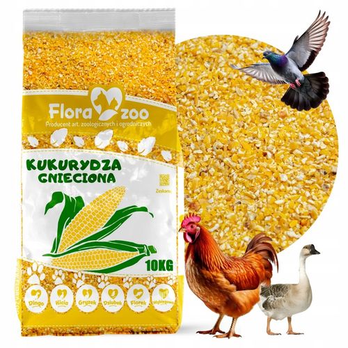 KUKURYDZA GNIECIONA PASZA KARMA DROBNA ZIARNO DLA DROBIU KUR KACZEK GOŁĘBI na Arena.pl