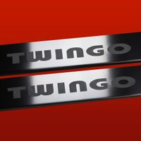 Listwa progowa RENAULT TWINGO MK1 Stal nierdzewna 304 mat 2szt