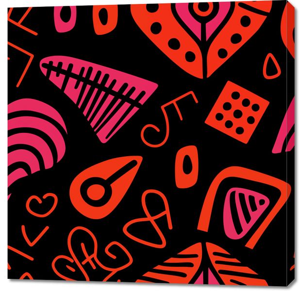 Obraz 100x100cm Rytm Wzorów zdjęcie 1