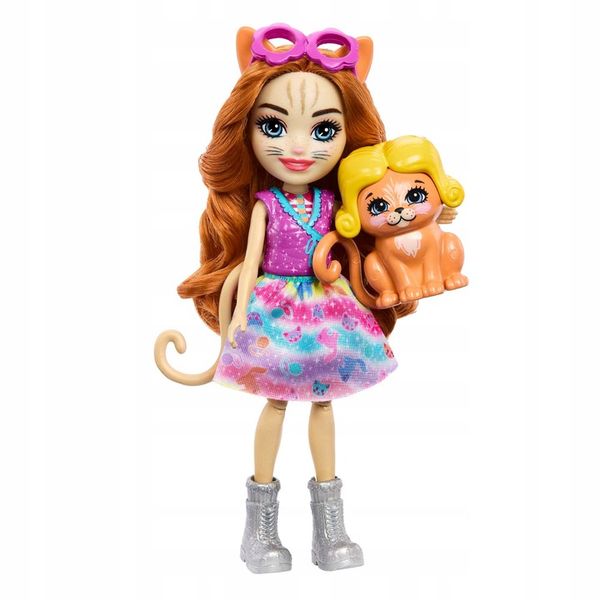 ENCHANTIMALS GLAM PARTY MOBILNE STUDIO MODY + lalka kotek Caddy Cat zdjęcie 6