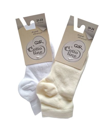 SKARPETKI WIOSENNE COTTOLINE GŁADKIE 11-15 LAT 36-38 cali na Arena.pl