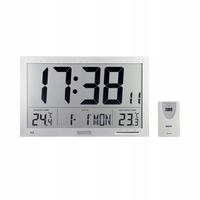 Zegar sterowany radiowo czujnik zewnętrzny °C