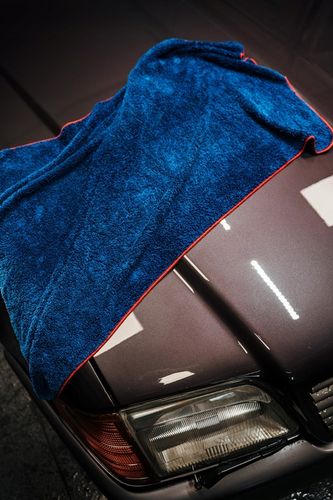 FLUFFY RĘCZNIK Z MIKROFIBRY DO OSUSZANIA AUTA 60 x 90 CM DUŻY GRUBY 450 GSM na Arena.pl