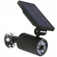 Solarna Atrapa Kamery LED Maclean SOL1801S z Czujnikiem Ruchu IP44