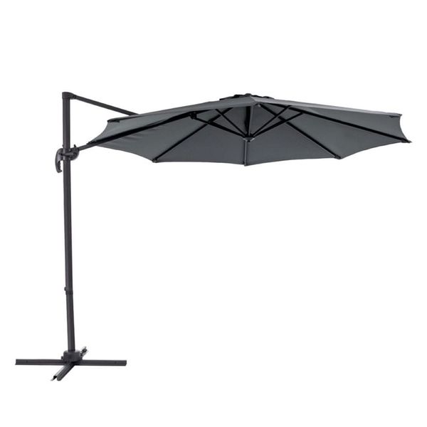 SOLIDNY PARASOL DO OGRODU - 3M GRAFIT zdjęcie 2