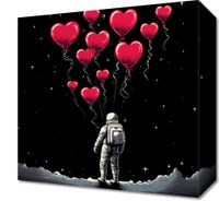 Obraz 30x30cm Astronauta Własnych Celi