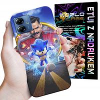 ETUI CASE DO MOTOROLA MOTO G14 - SONIC SONIK WZORY Z BAJEK MARIO PLECKI