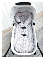 ŚPIWÓR BECIK ROŻEK NIEMOWLĘCY DO WÓZKA OTULACZ OCIEPLACZ PLECIONY KOCY