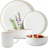 2 x KOMPLET PORCELANA ZESTAW SERWIS OBIADOWY TALERZE 28el 6 OSÓB WZÓR ARTEN