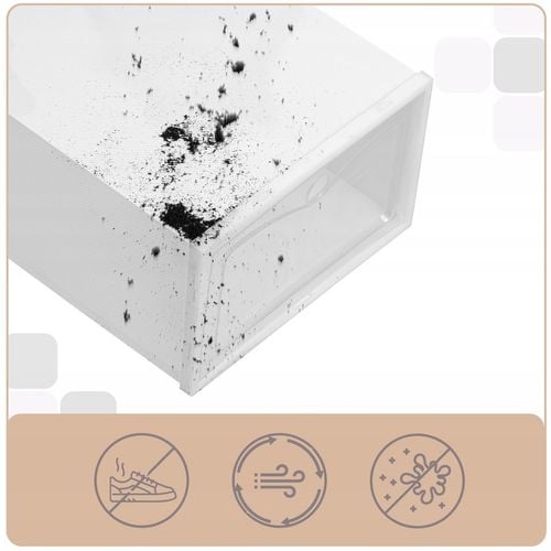 10x Modułowe Pudełka na buty Organizer szafka Pojemnik Składane do na Arena.pl