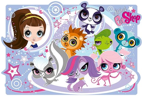 Puzzle Dwustronne Littlest Pet Shop na Arena.pl