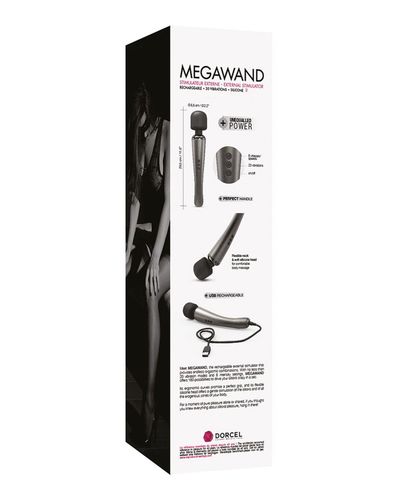 wibrator dorcel megawand srebrny usb 29 cm na Arena.pl
